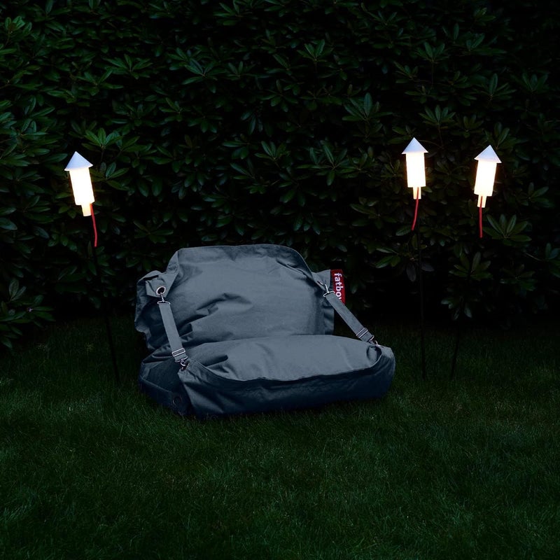 Fatboy Buggle Up Bean Bag | Adjustable & Comfortable | Indoor & Outdoor Use | Water-Repellent Fabric | Versatile & Durable Lounge Seating | Available in olefin fabric | 132x185 cm - Storm Blue - Image 2